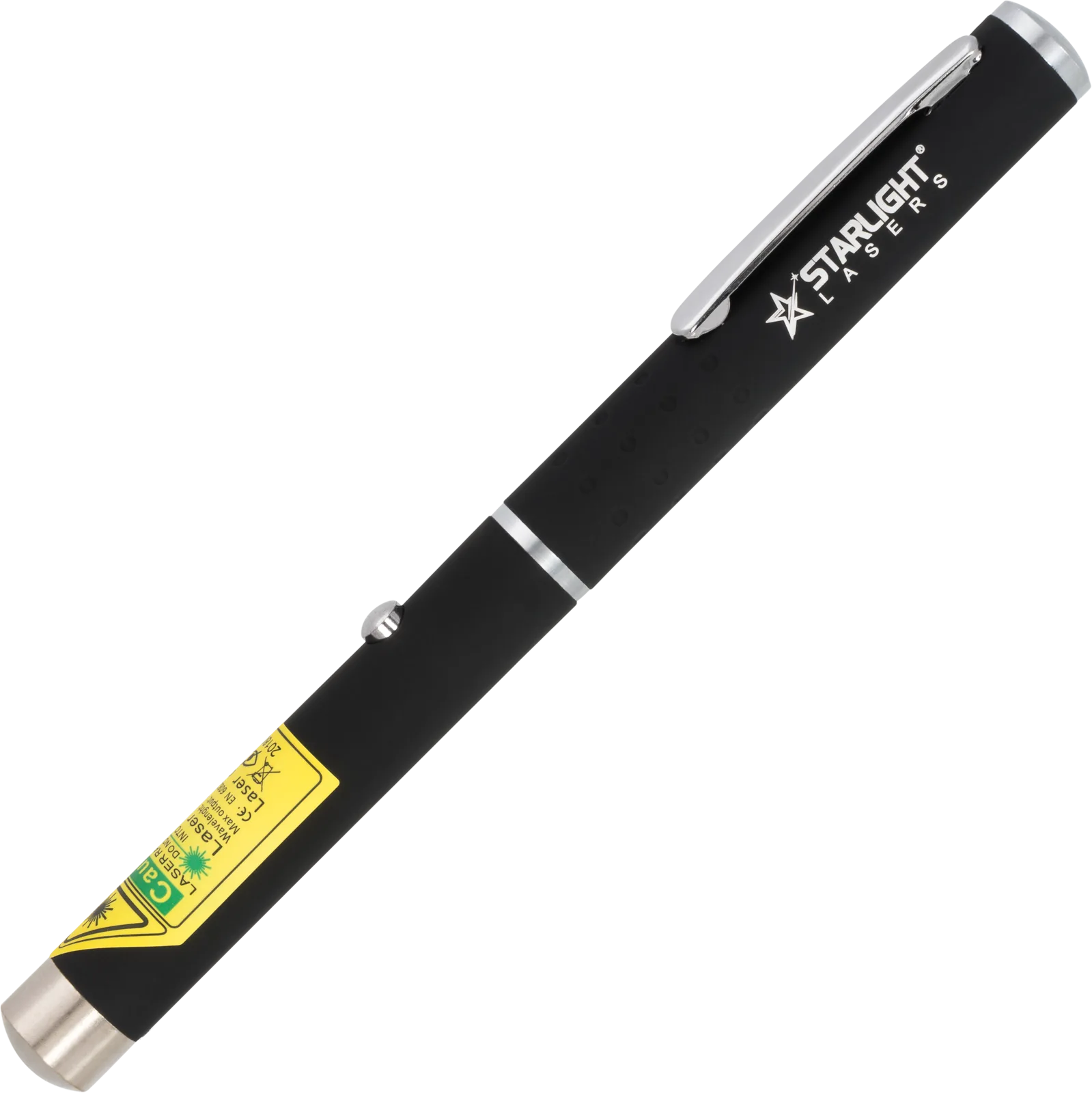 Penna laser verde X1 con clip e pile AAA