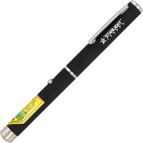 Penna laser verde X1 con clip e pile AAA