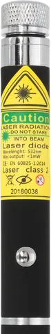 Starlight X2 – primo piano dell’etichetta di avvertenza con la classe laser